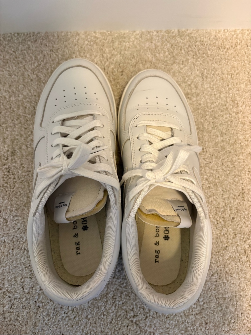 rag & bone Women’s Retro Court Sneakers - size 8
